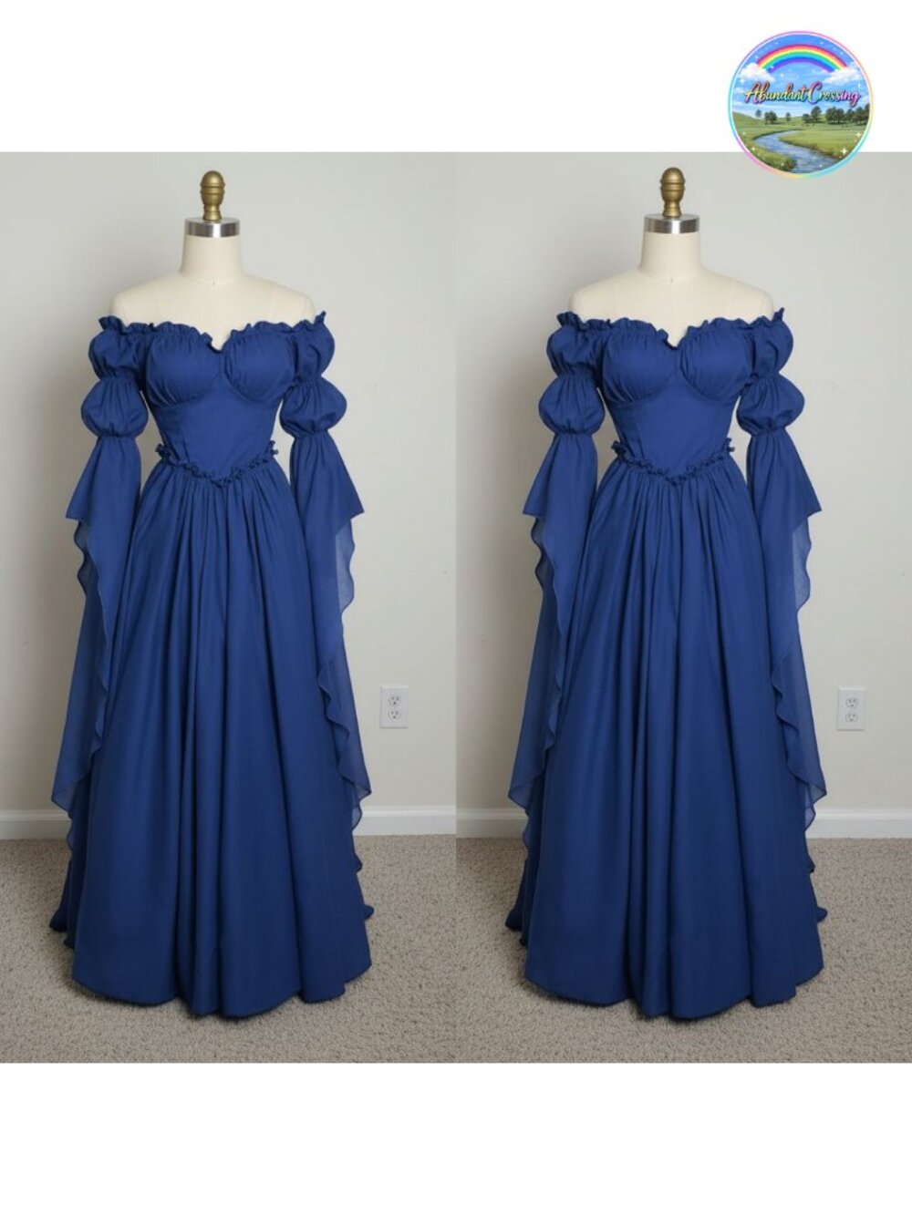 Medieval Renaissance Costume Dress Victorian Cosplay Gown